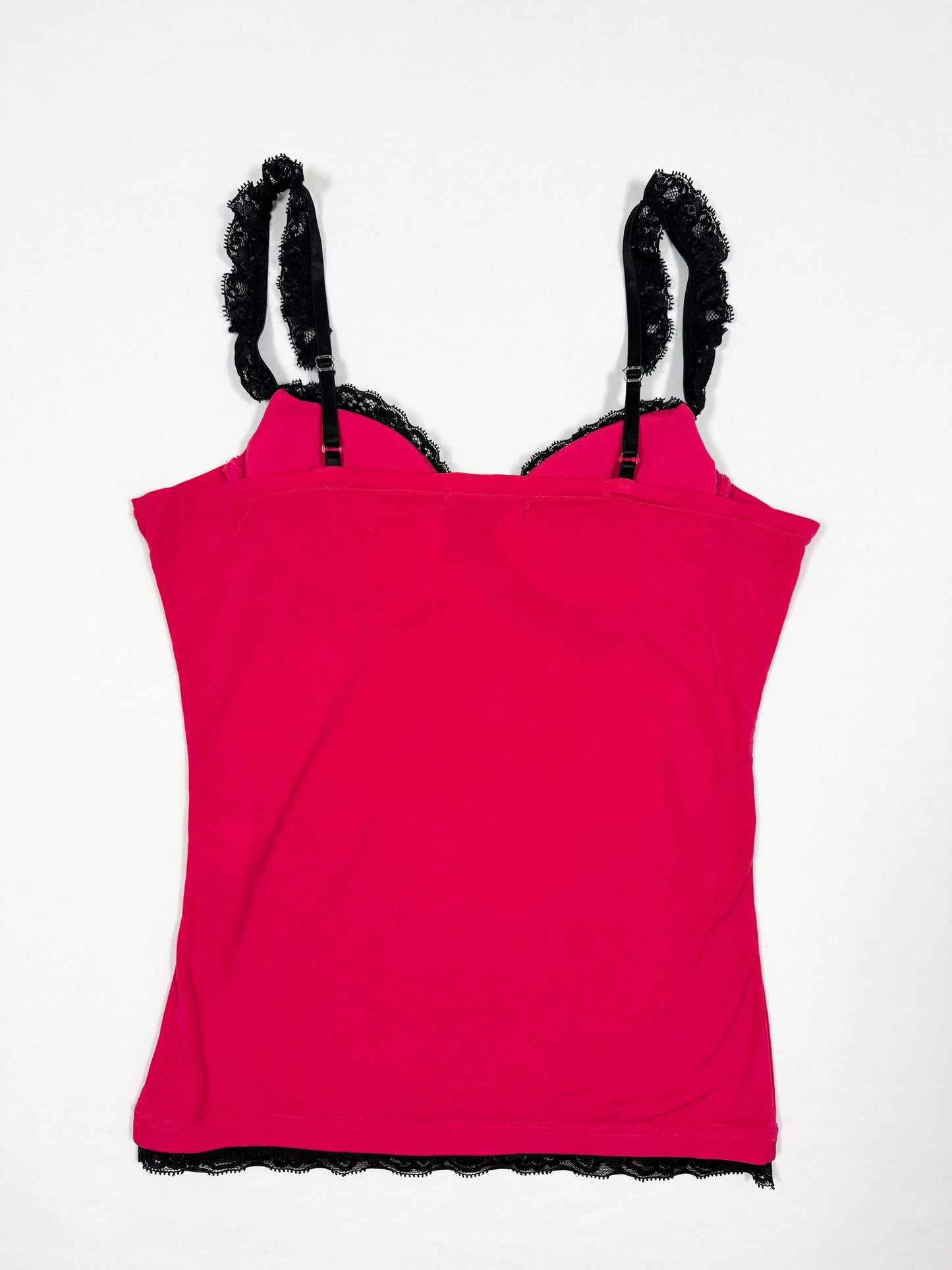 Hot Pink Lace Cami ♡ Size M