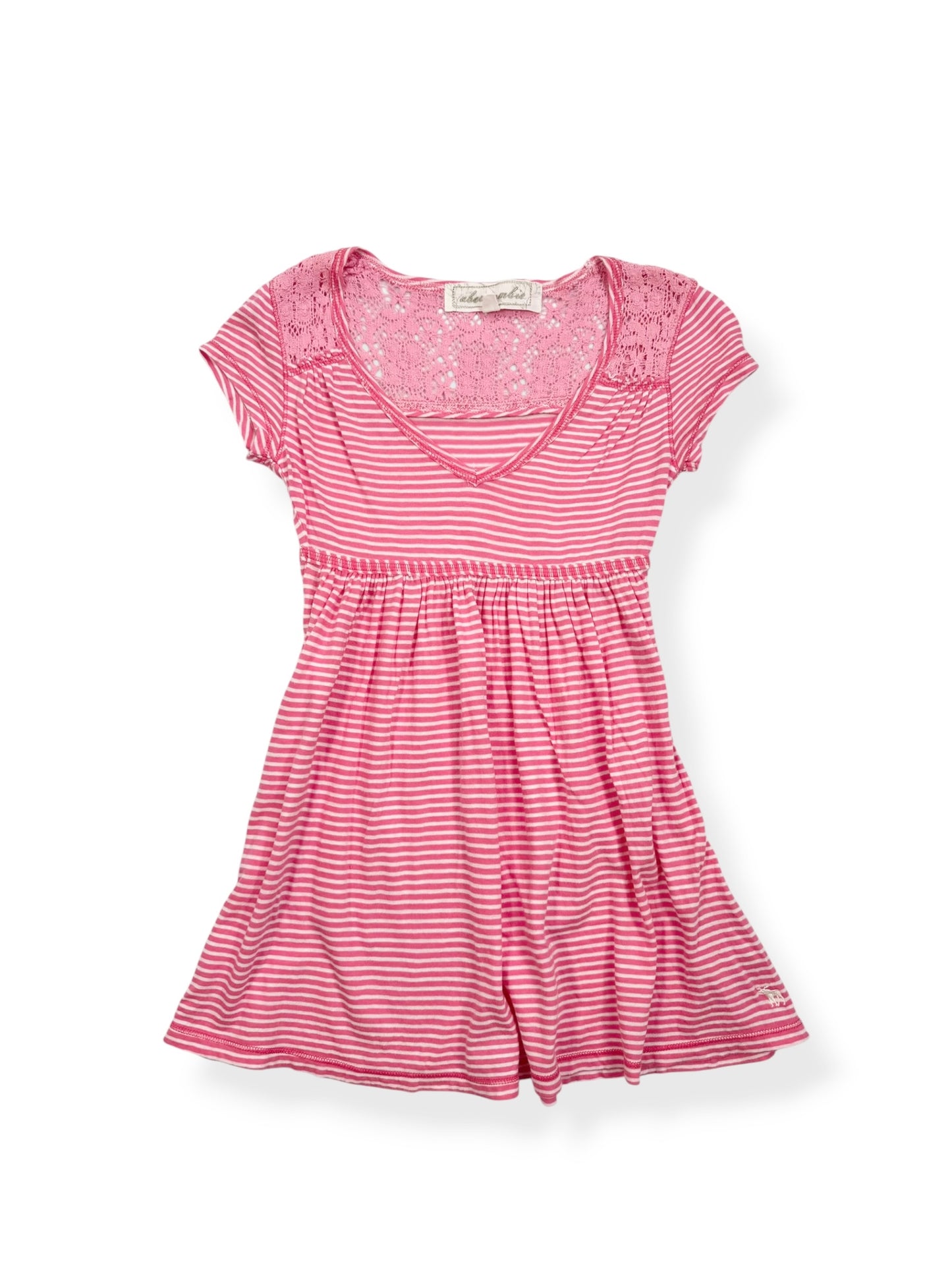 Abercrombie Striped Baby Doll Tee ♡ XXS