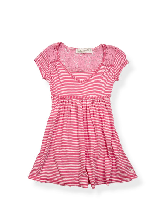 Abercrombie Striped Baby Doll Tee ♡ XXS