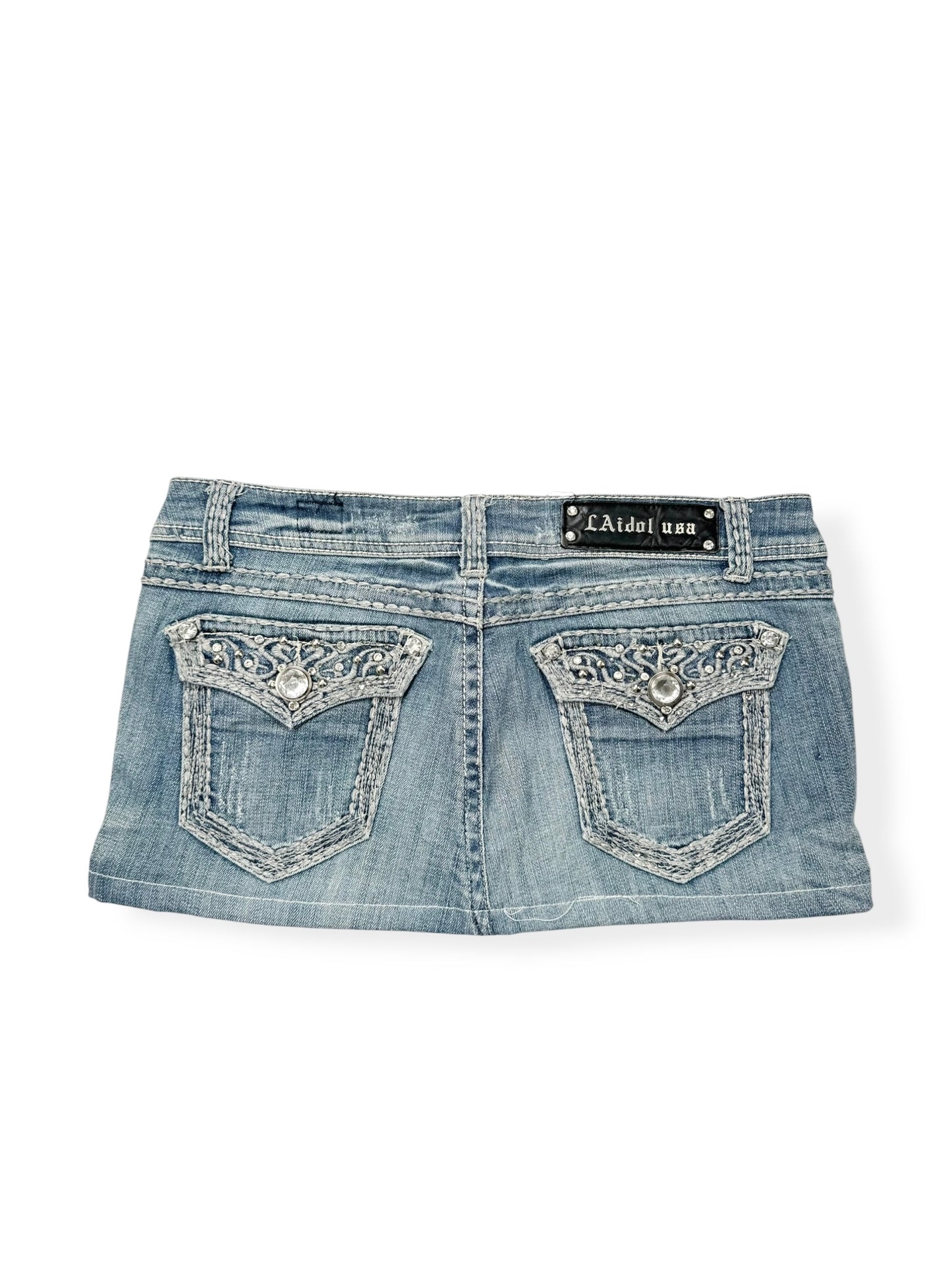 LA Idol Diamante Mini Skirt ♡ M
