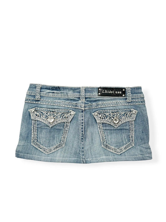LA Idol Diamante Mini Skirt ♡ M