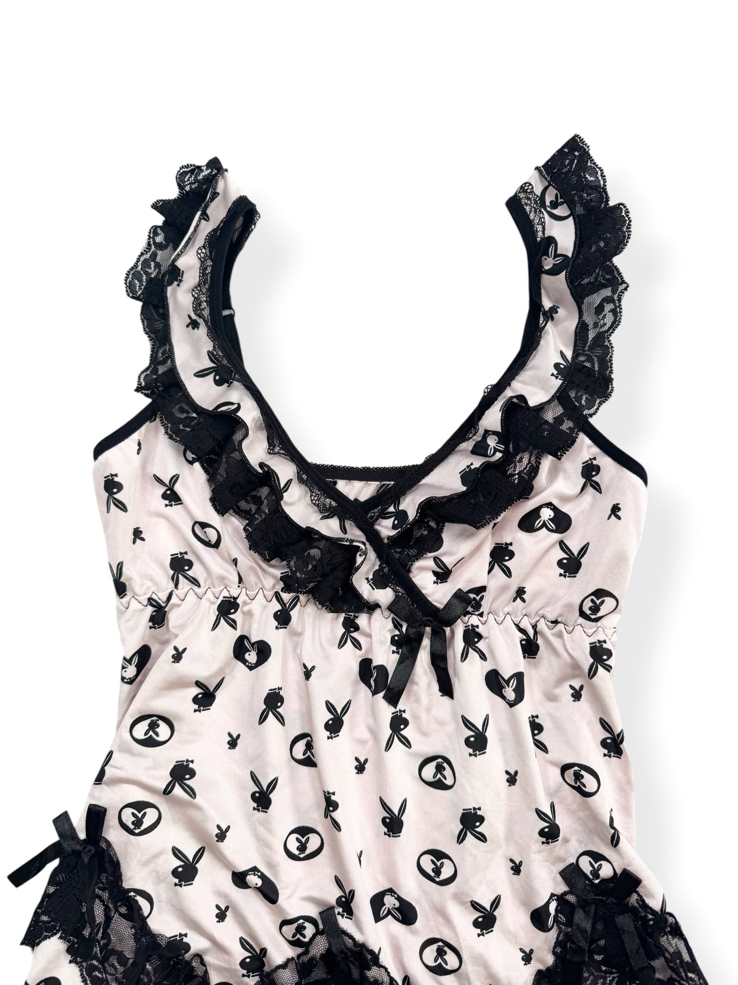 Playboy Pink & Black Cami ♡ S