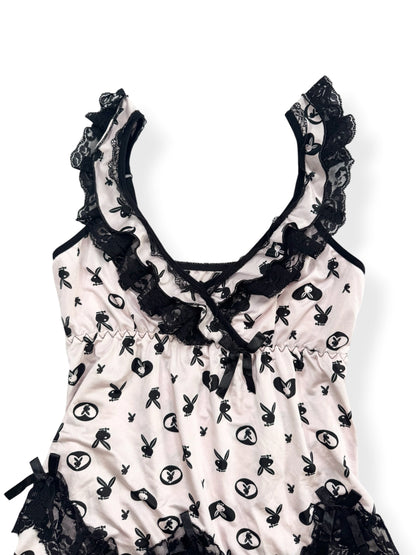 Playboy Pink & Black Cami ♡ S