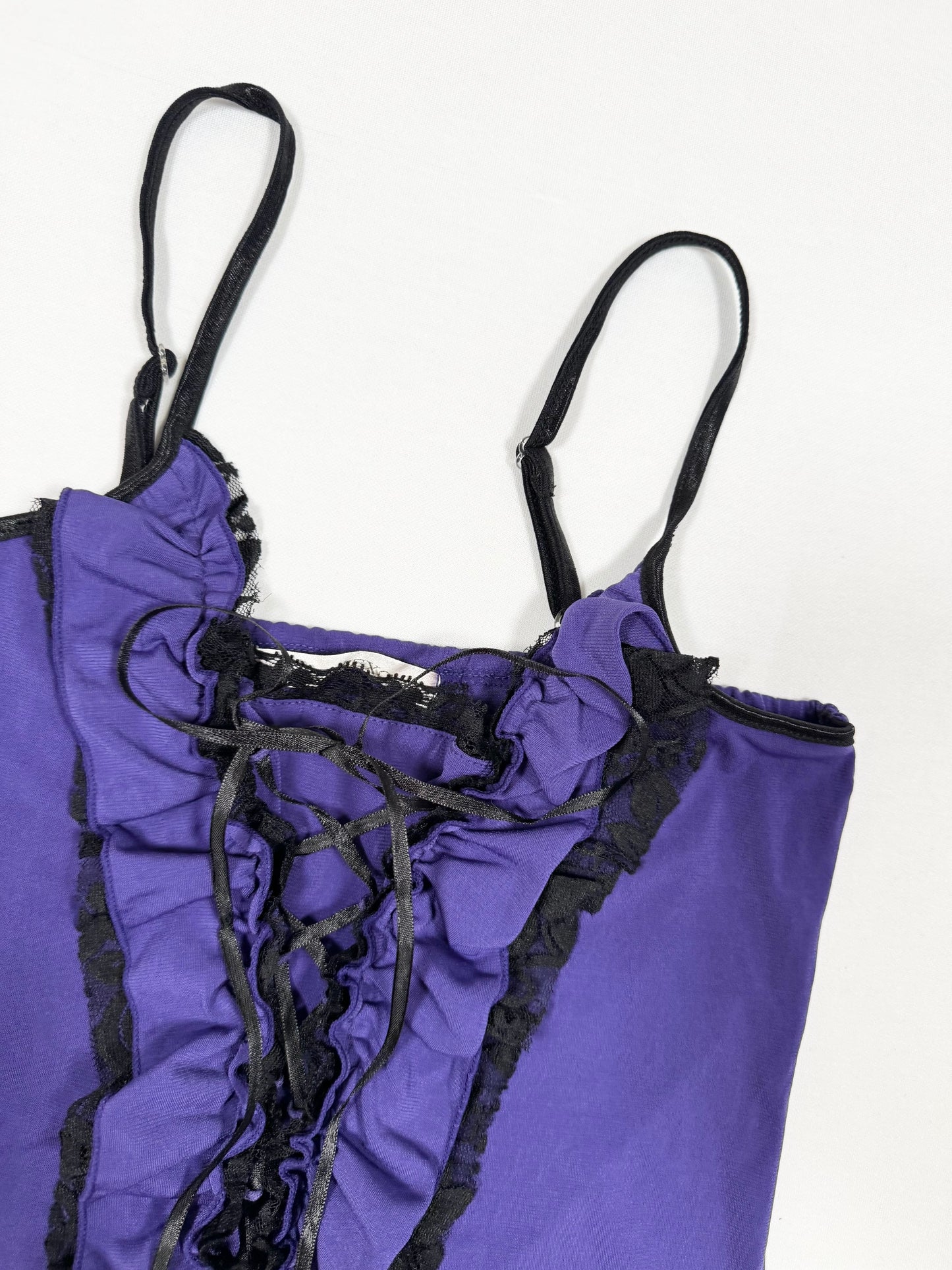 Purple Lace Up Cami ♡ Size M