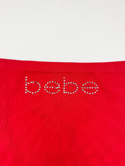 Bebe Red Tube Top ♡ XS