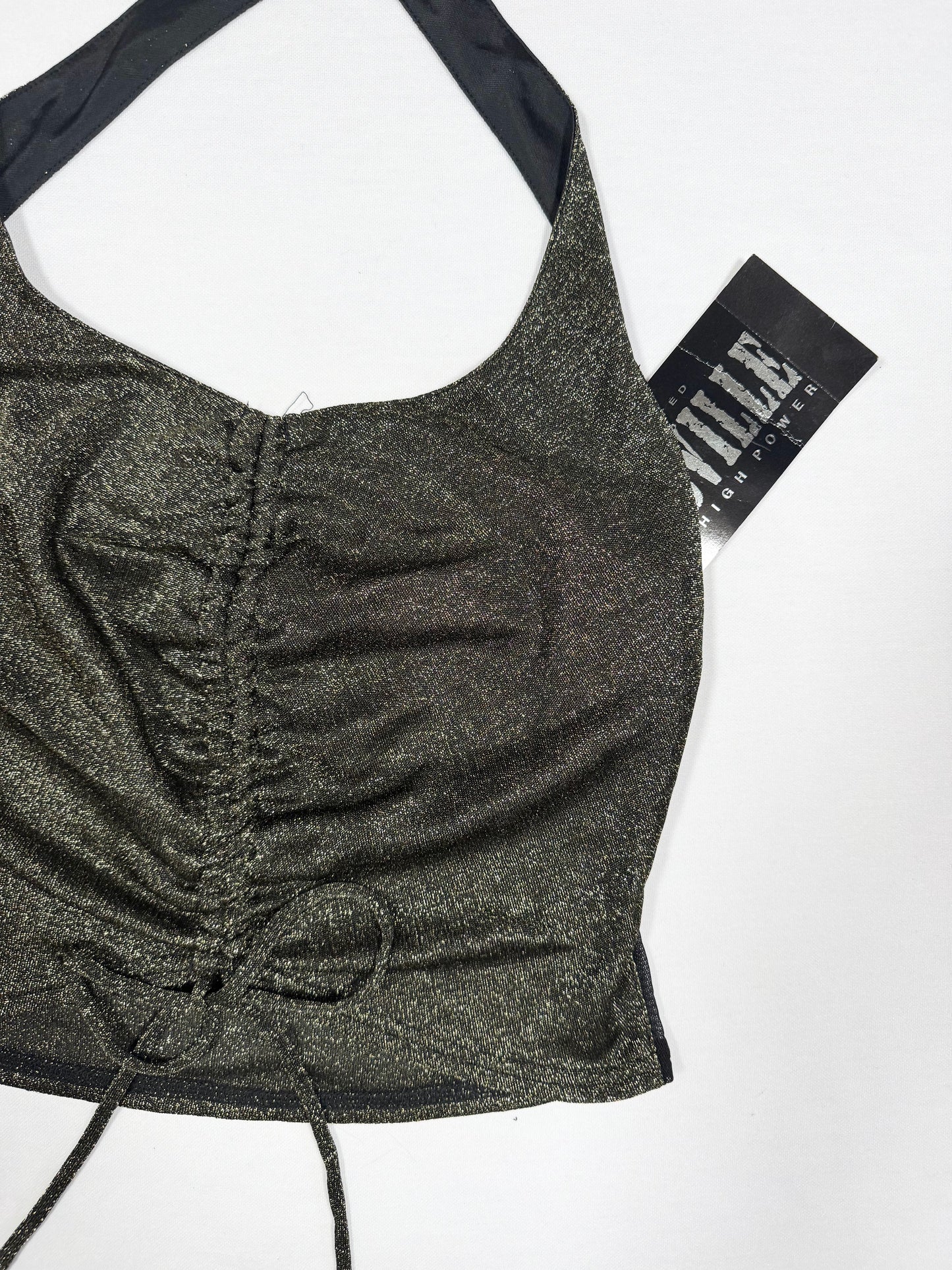 Galsville Glittery Halter ♡ Size S