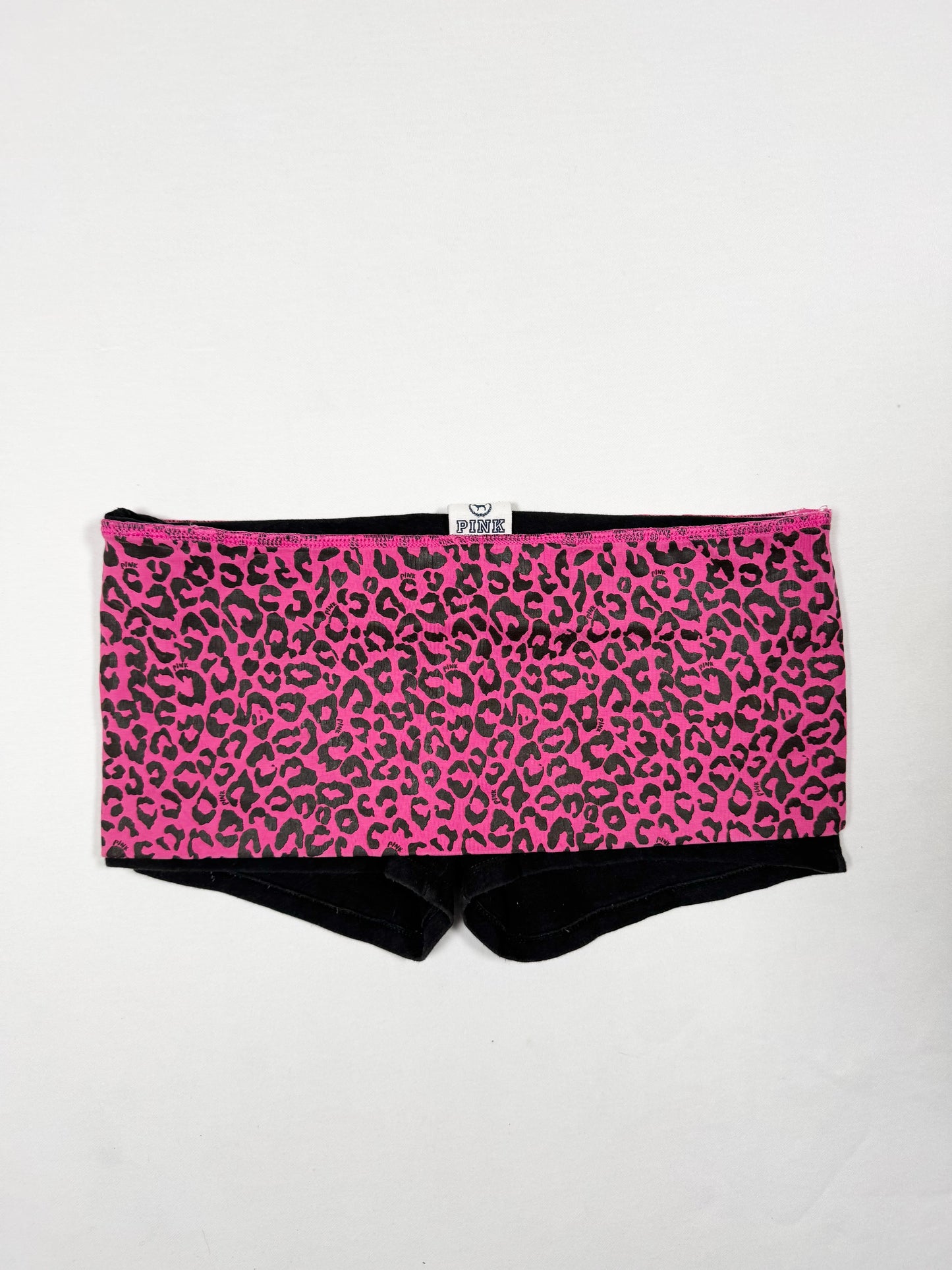 PINK Victorias Secret Fold Over Leopard Shorts ♡ Size XS/S