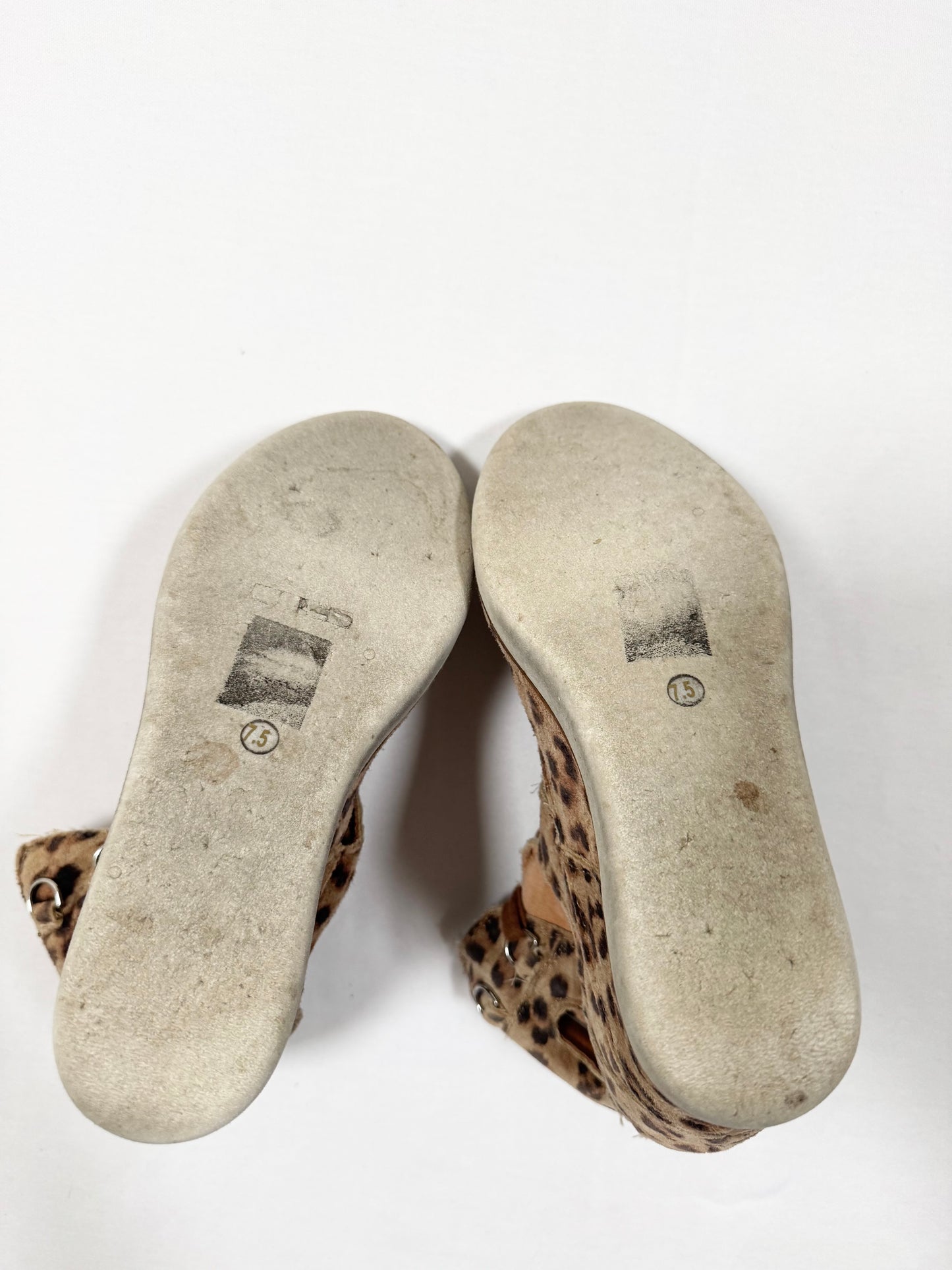 Jeffrey Campbell Leopard Wedge Sneakers