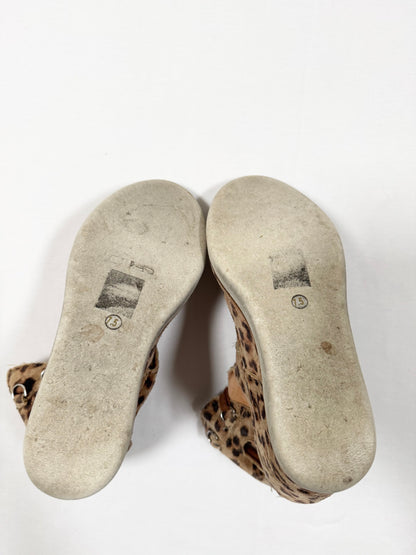 Jeffrey Campbell Leopard Wedge Sneakers