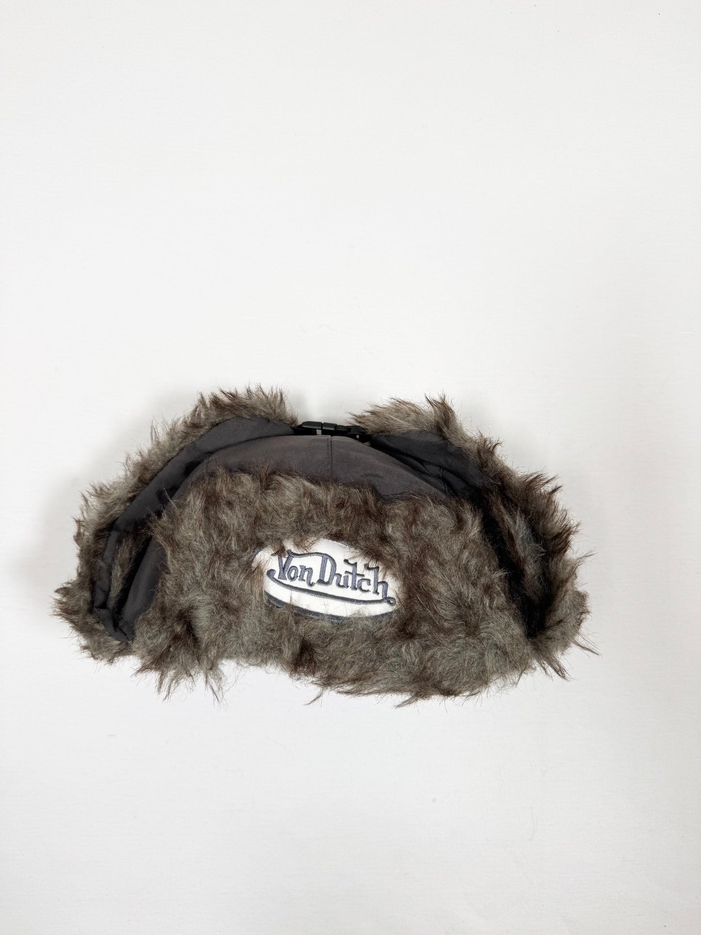 Grey Fur Von Dutch Hat