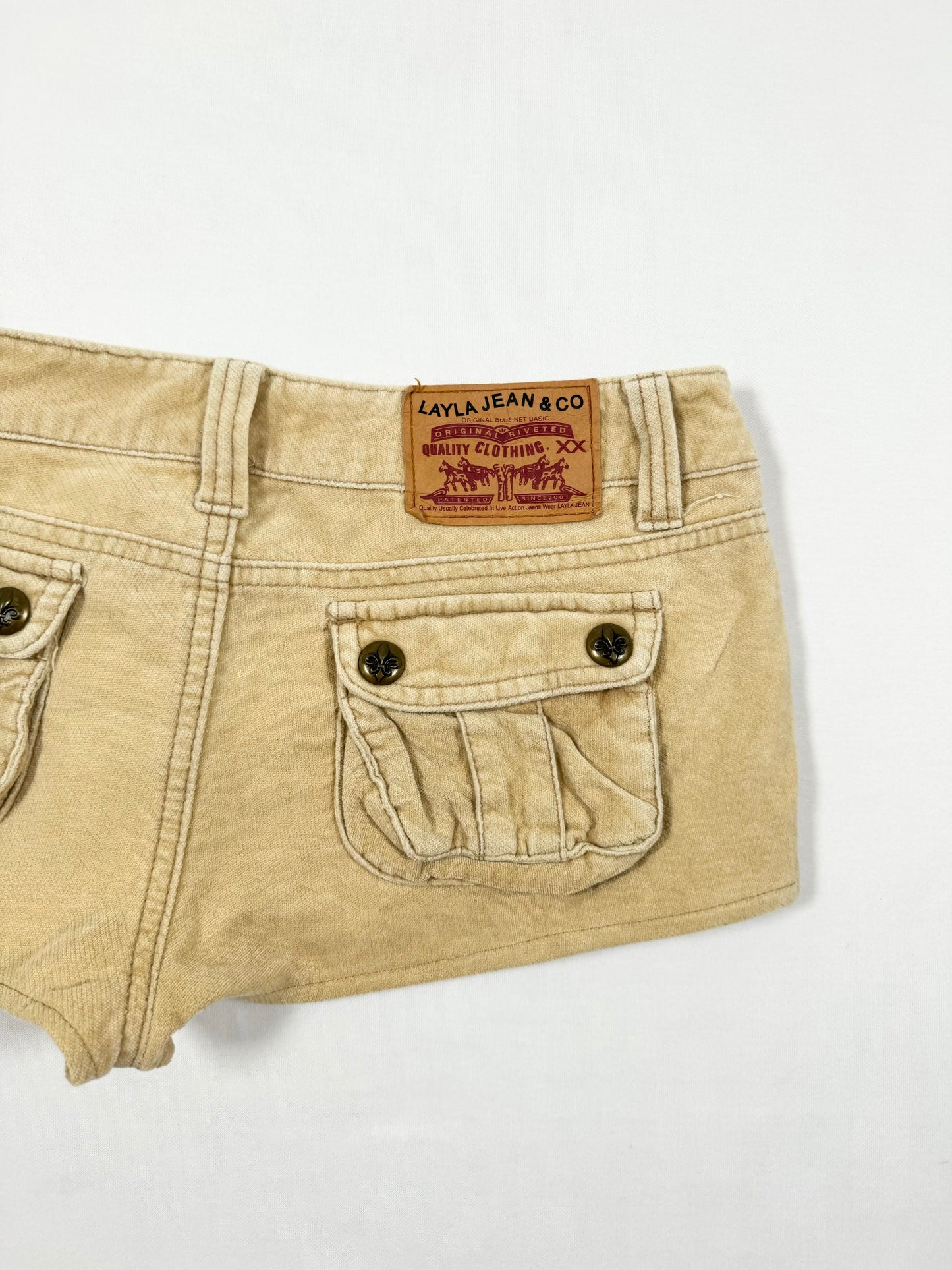 Corduroy Micro Shorts