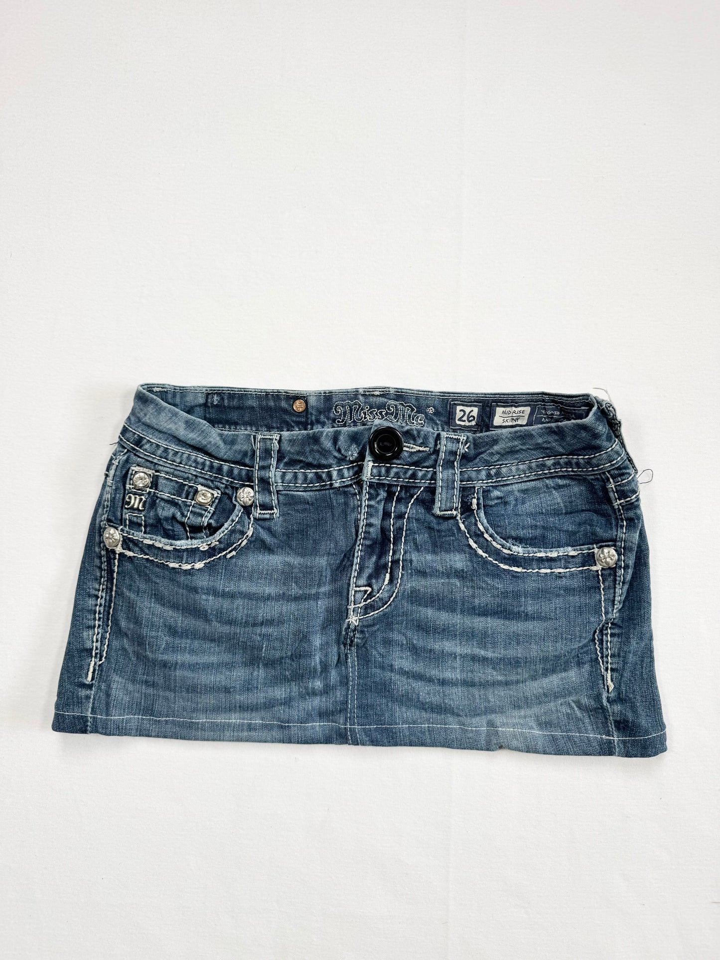 Miss Me Wing Mini Skirt ♡ 26”