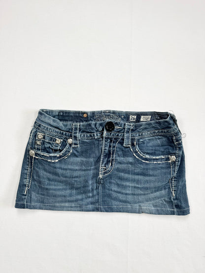 Miss Me Wing Mini Skirt ♡ 26”