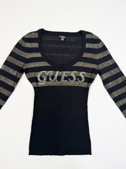 Guess Gold & Black Knit ♡ M