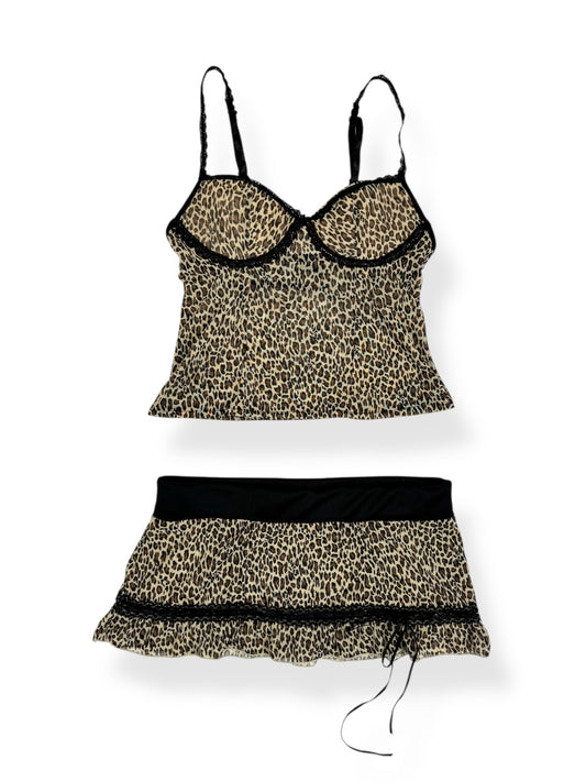 Leopard Rampage Cami Set ♡ S