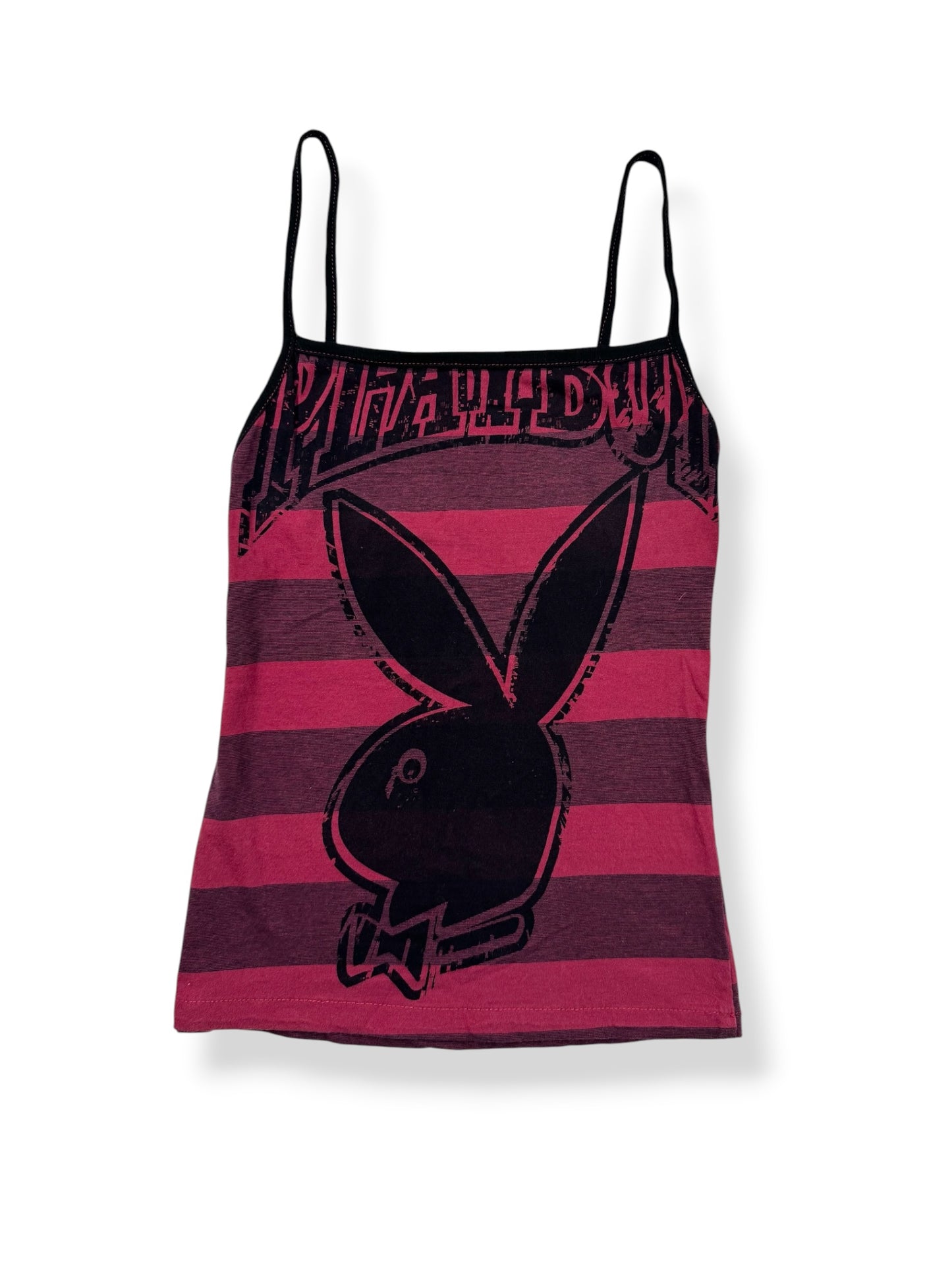 Playboy Burgundy Striped Cami ♡ S