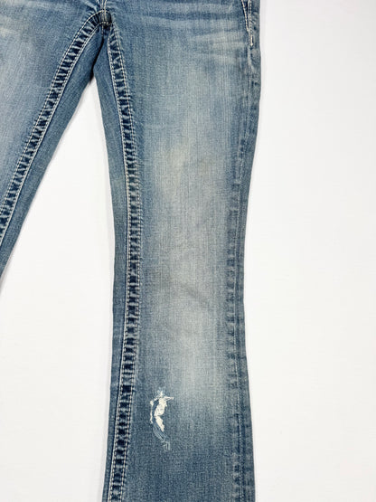 Miss Me Studded Flared Jeans ♡ 25”