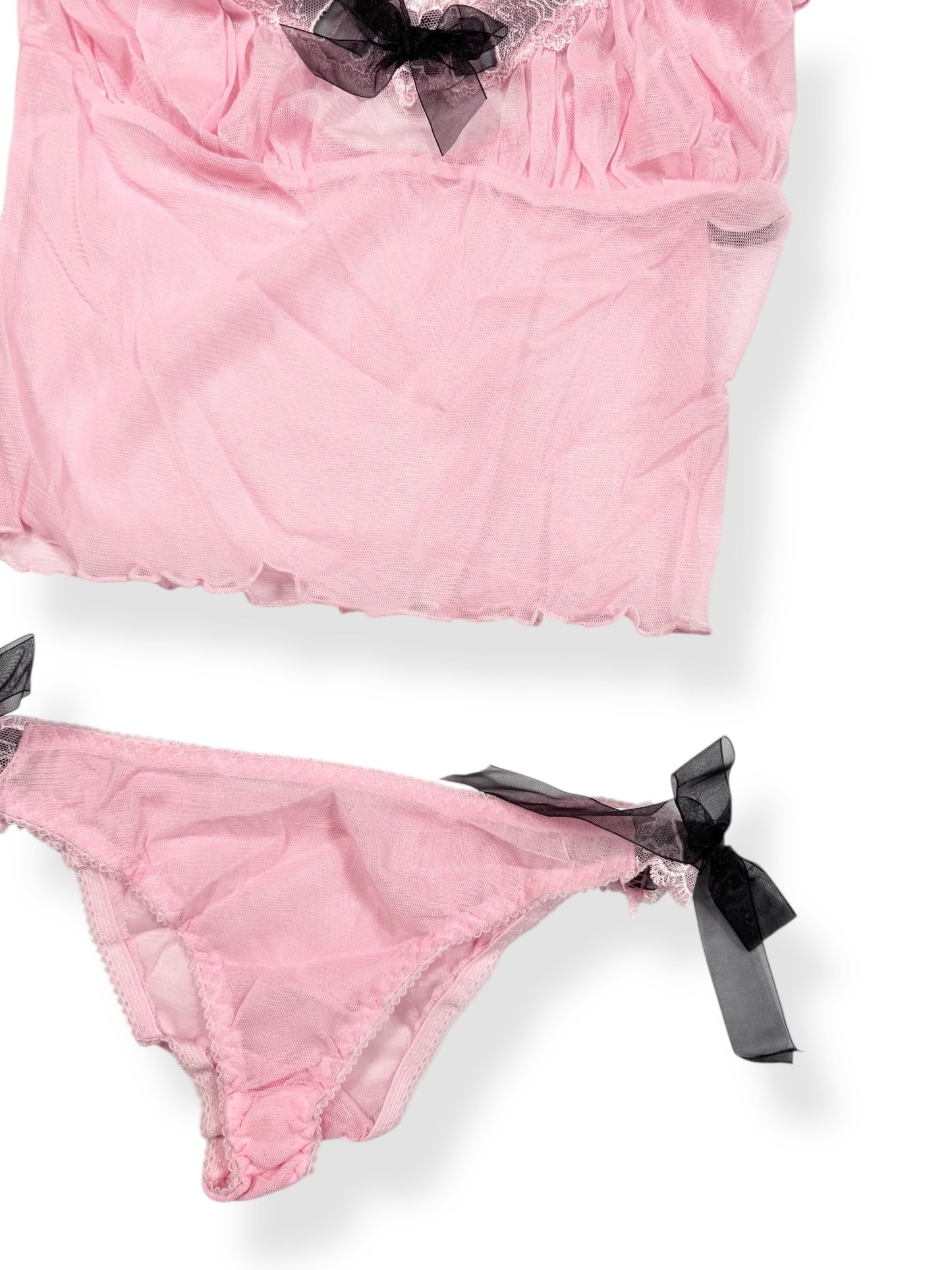 Leg Avenue Mesh Milkmaid Top ♡ Size M