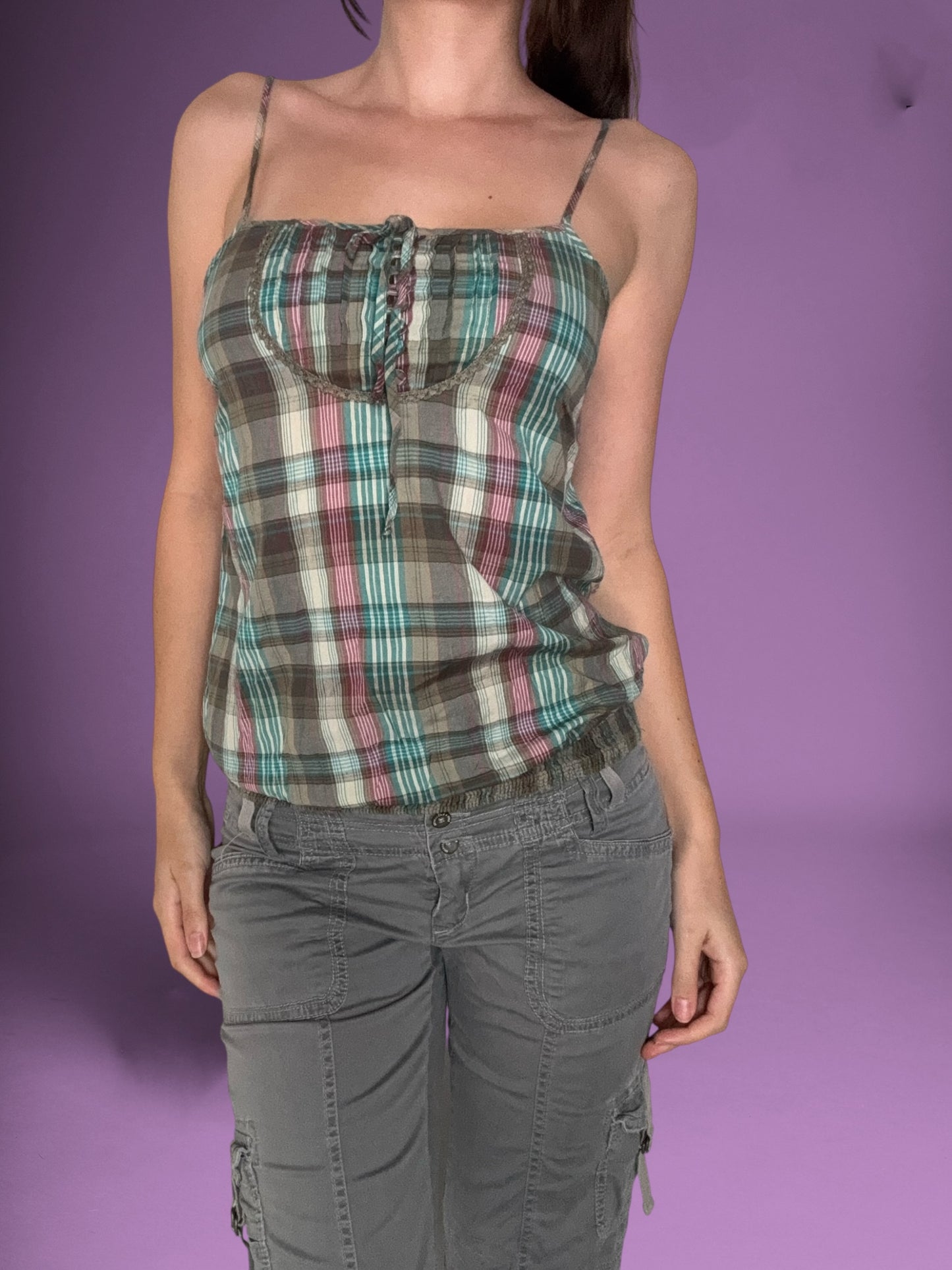Castro Plaid Cami ♡ S
