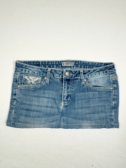 Embroidered Mini Skirt ♡ Size S/M