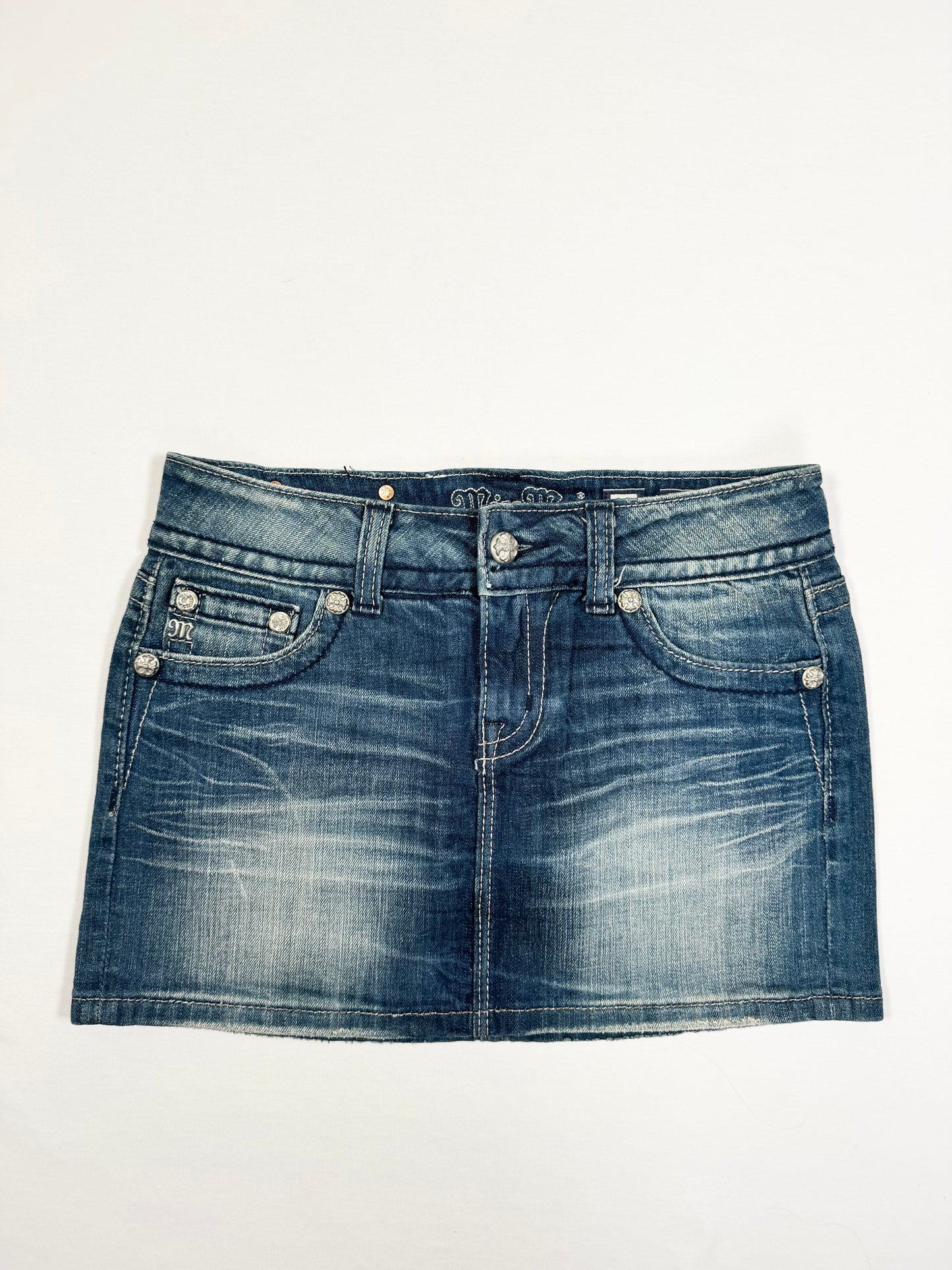 Miss Me Wing Mini Skirt ♡ 27”