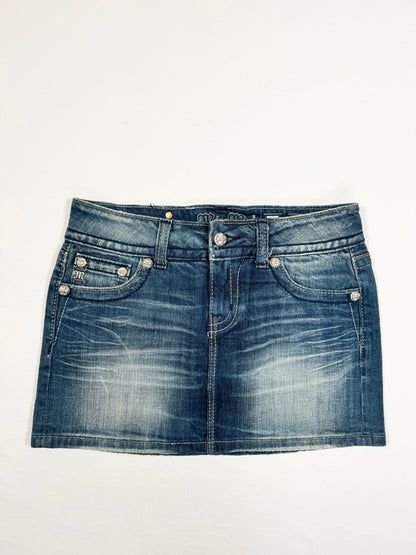 Miss Me Wing Mini Skirt ♡ 27”