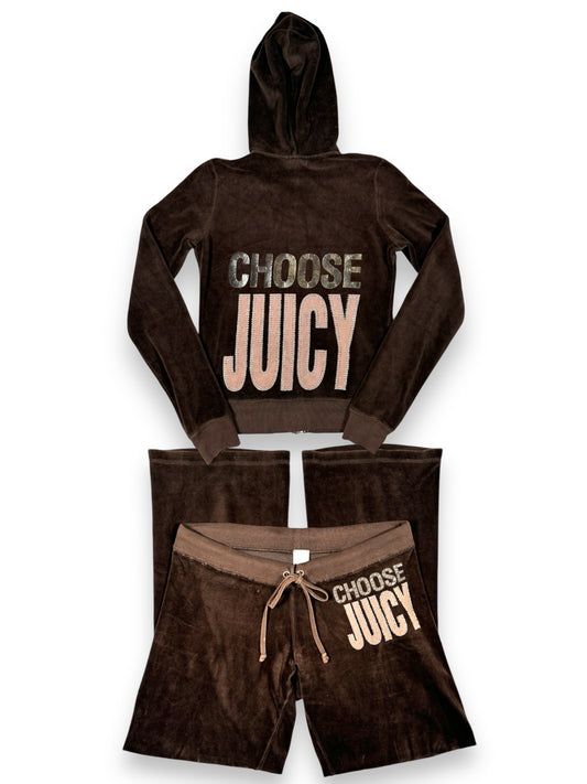 Chocolate Brown Juicy Couture Tracksuit