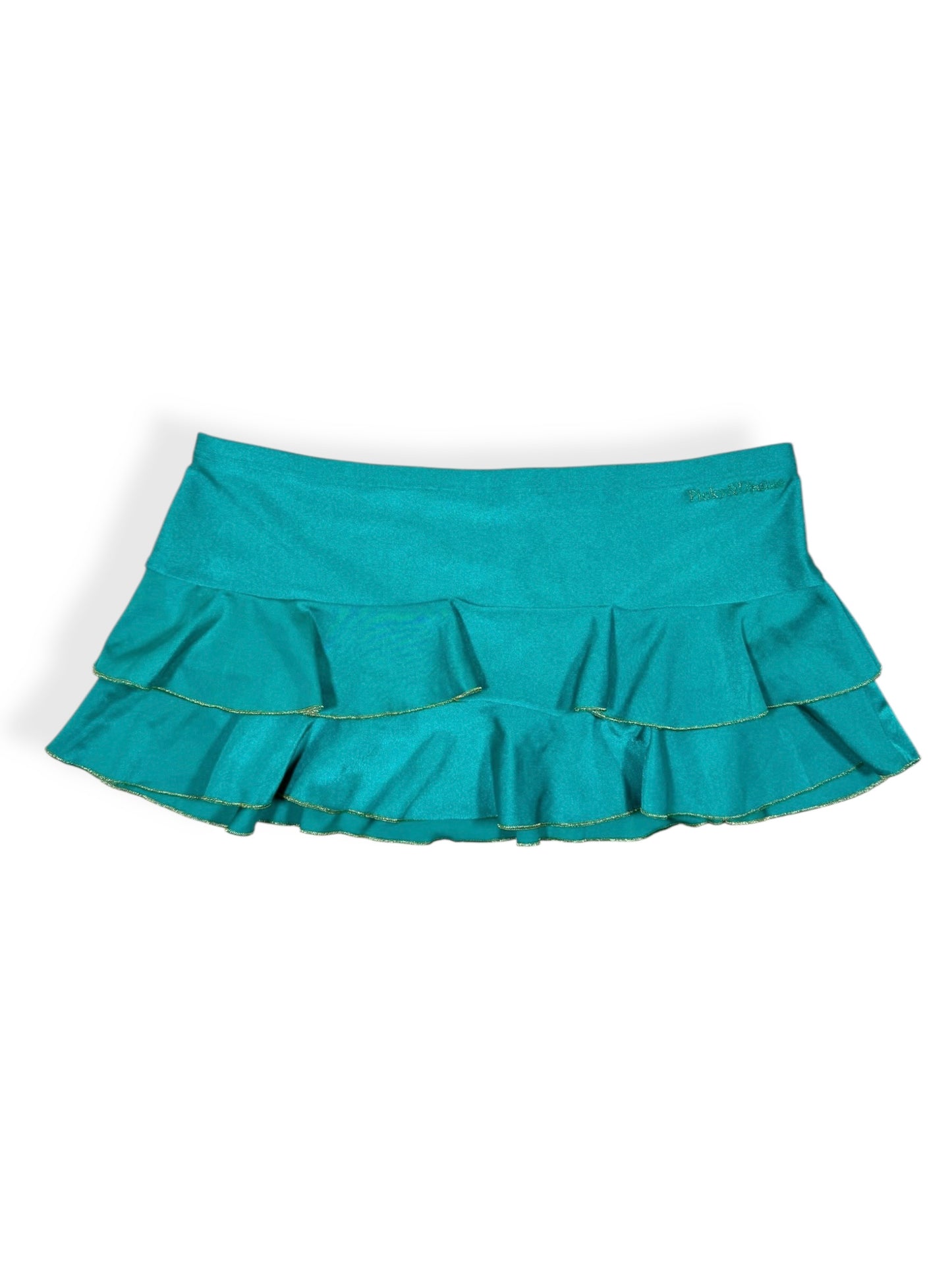 Turquoise Micro Skirt