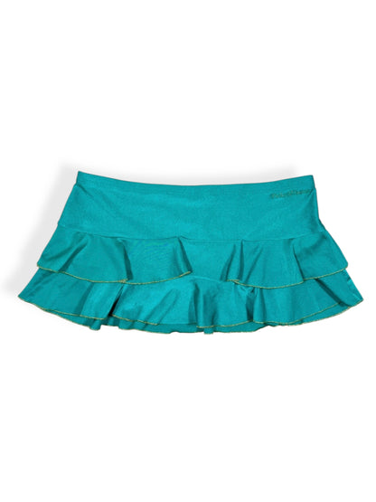 Turquoise Micro Skirt