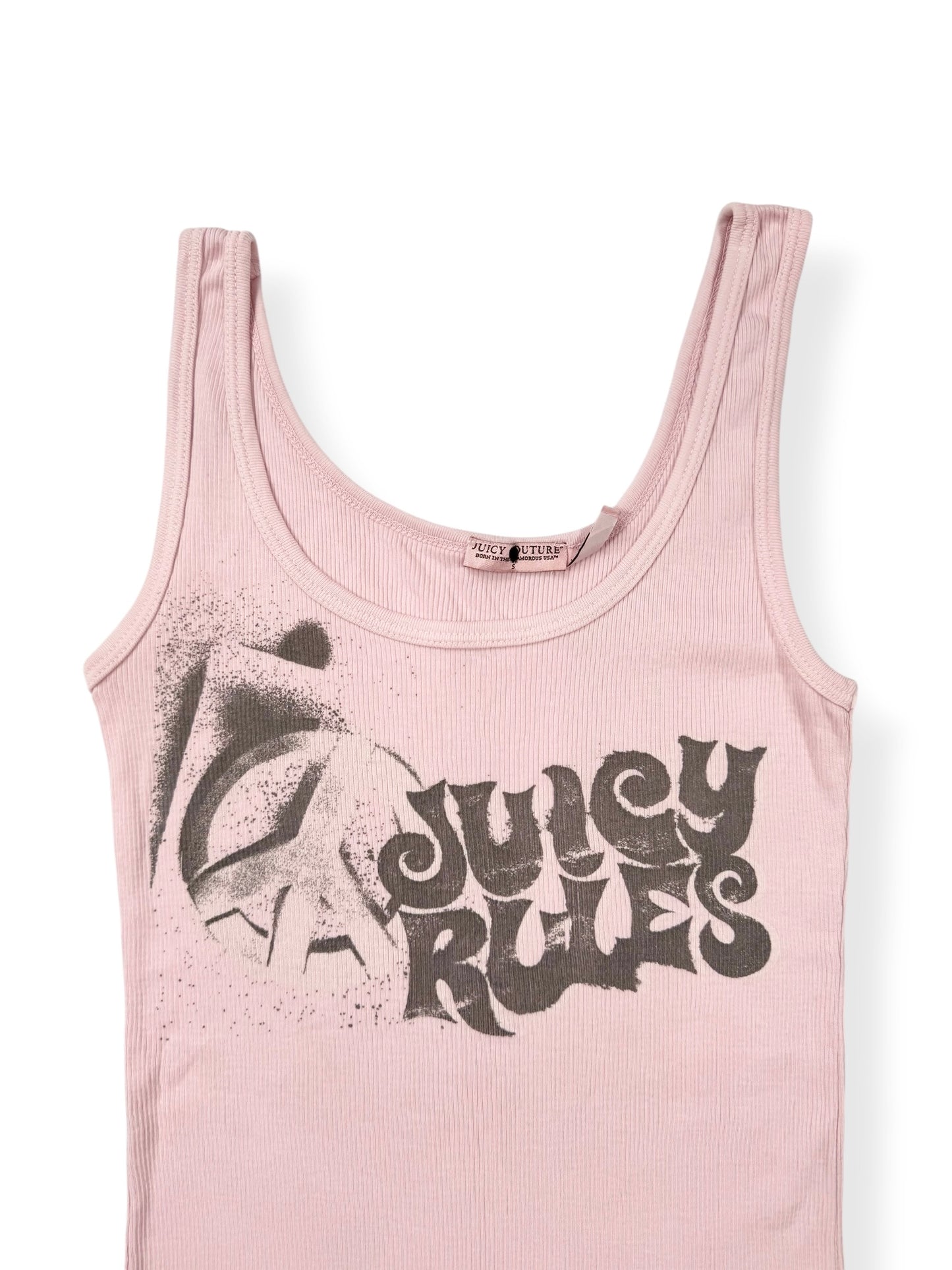 “Juicy Rules” Pink Tank ♡ S