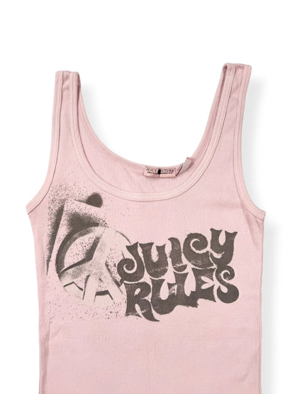 “Juicy Rules” Pink Tank ♡ S