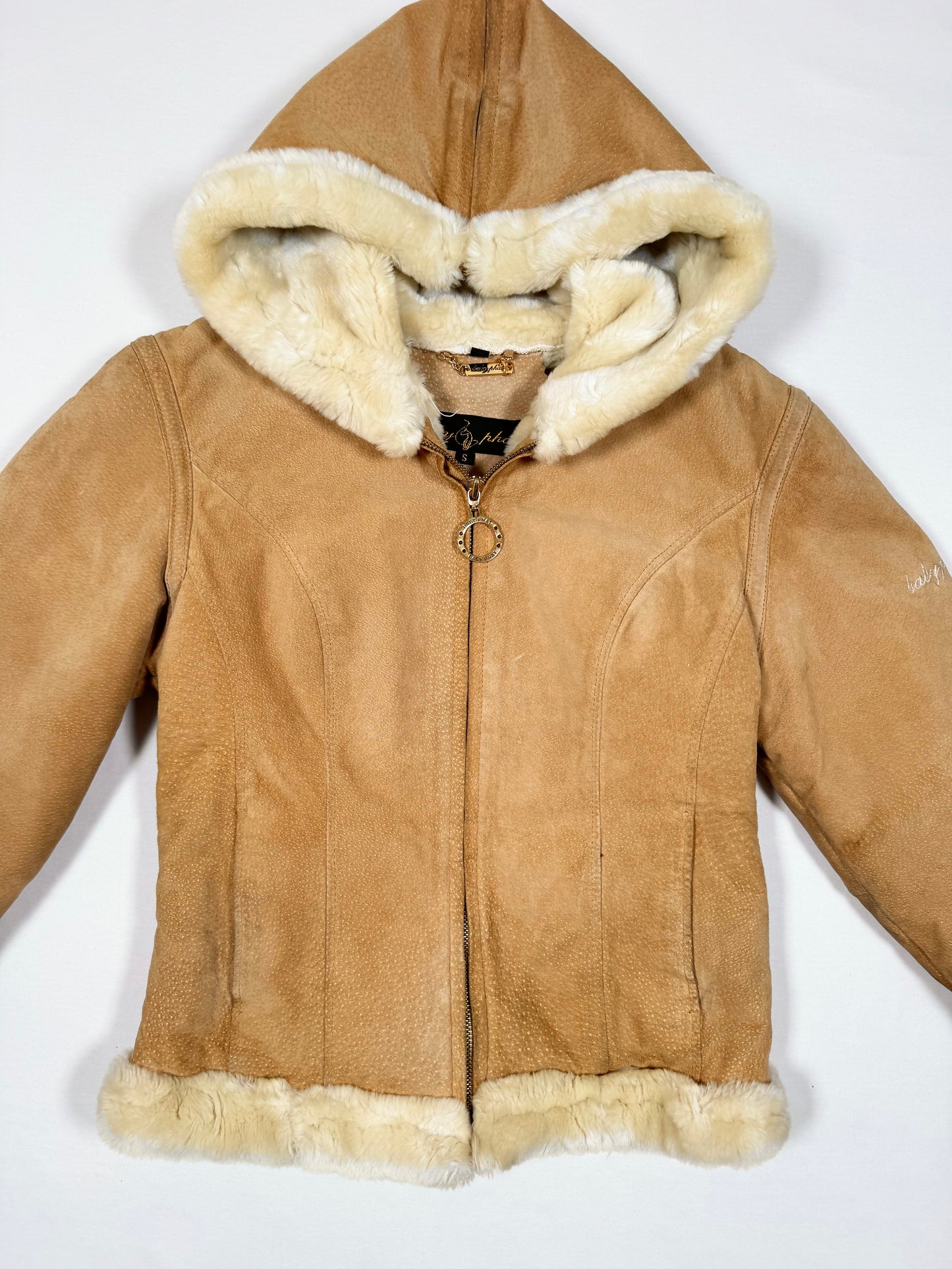 Baby Phat Suede Fur Trim Jacket ♡ Size XS/S