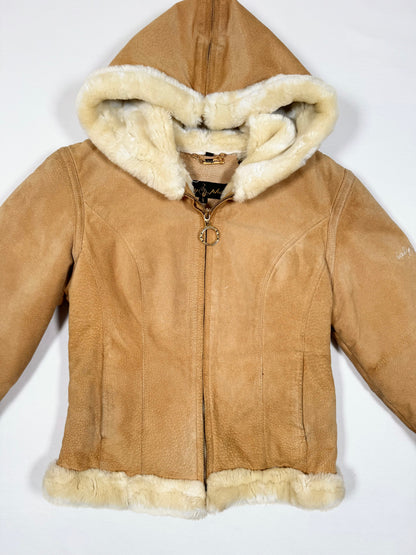 Baby Phat Suede Fur Trim Jacket ♡ Size XS/S