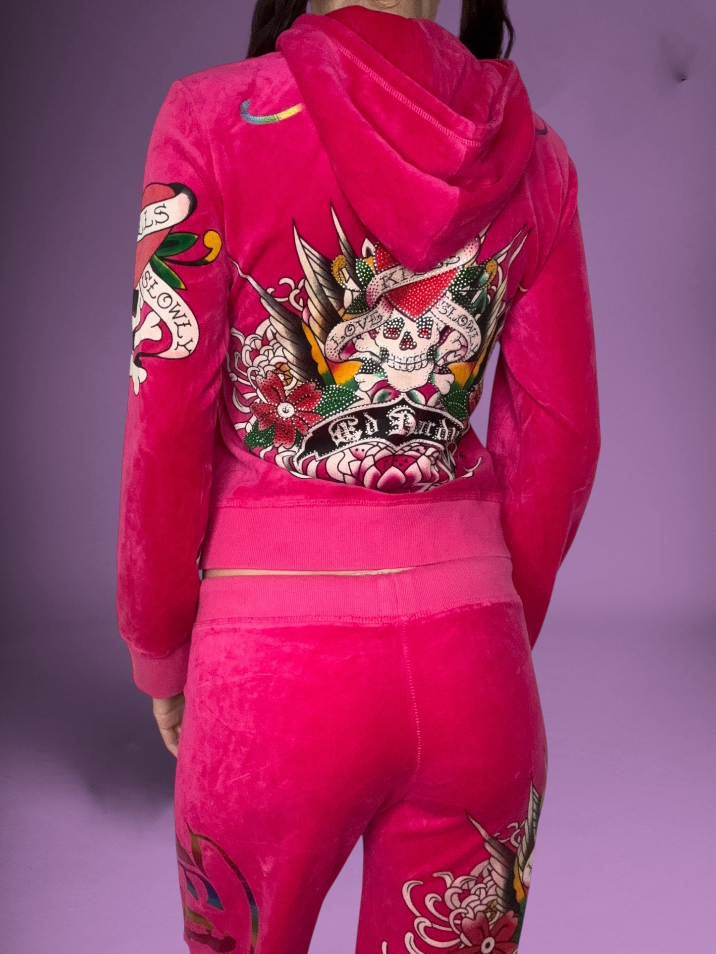 Pink Ed Hardy Tracksuit ♡ L/XL