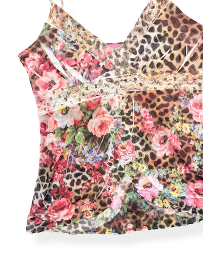 Leopard Flower Cami ♡ S