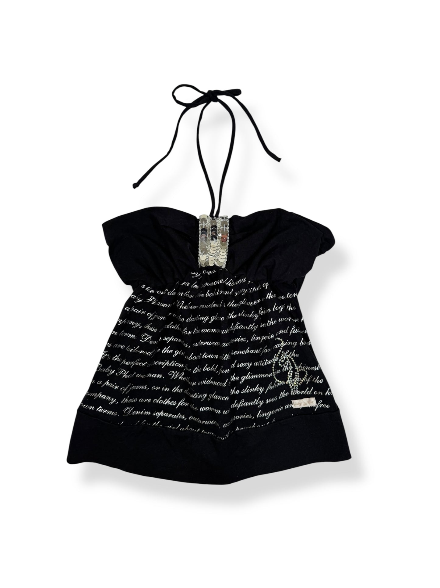 Baby Phat Sequin Halter ♡ M/L