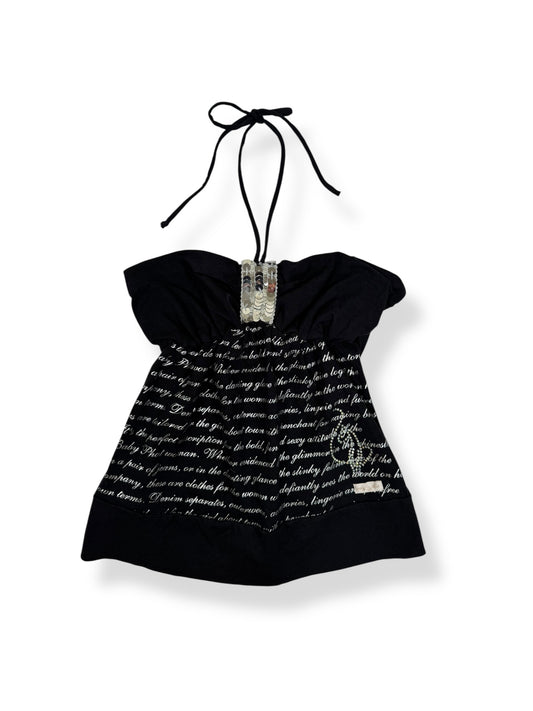 Baby Phat Sequin Halter ♡ M/L