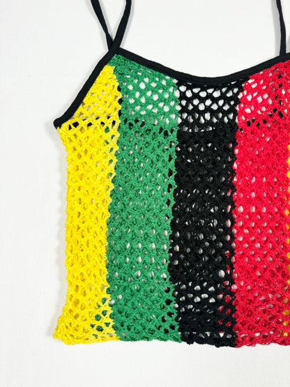 Rasta Crochet Cami