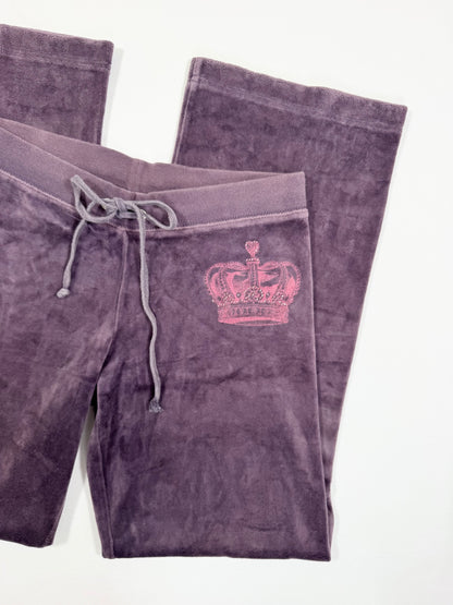 Purple Velour Juicy Couture Tracksuit ♡ S
