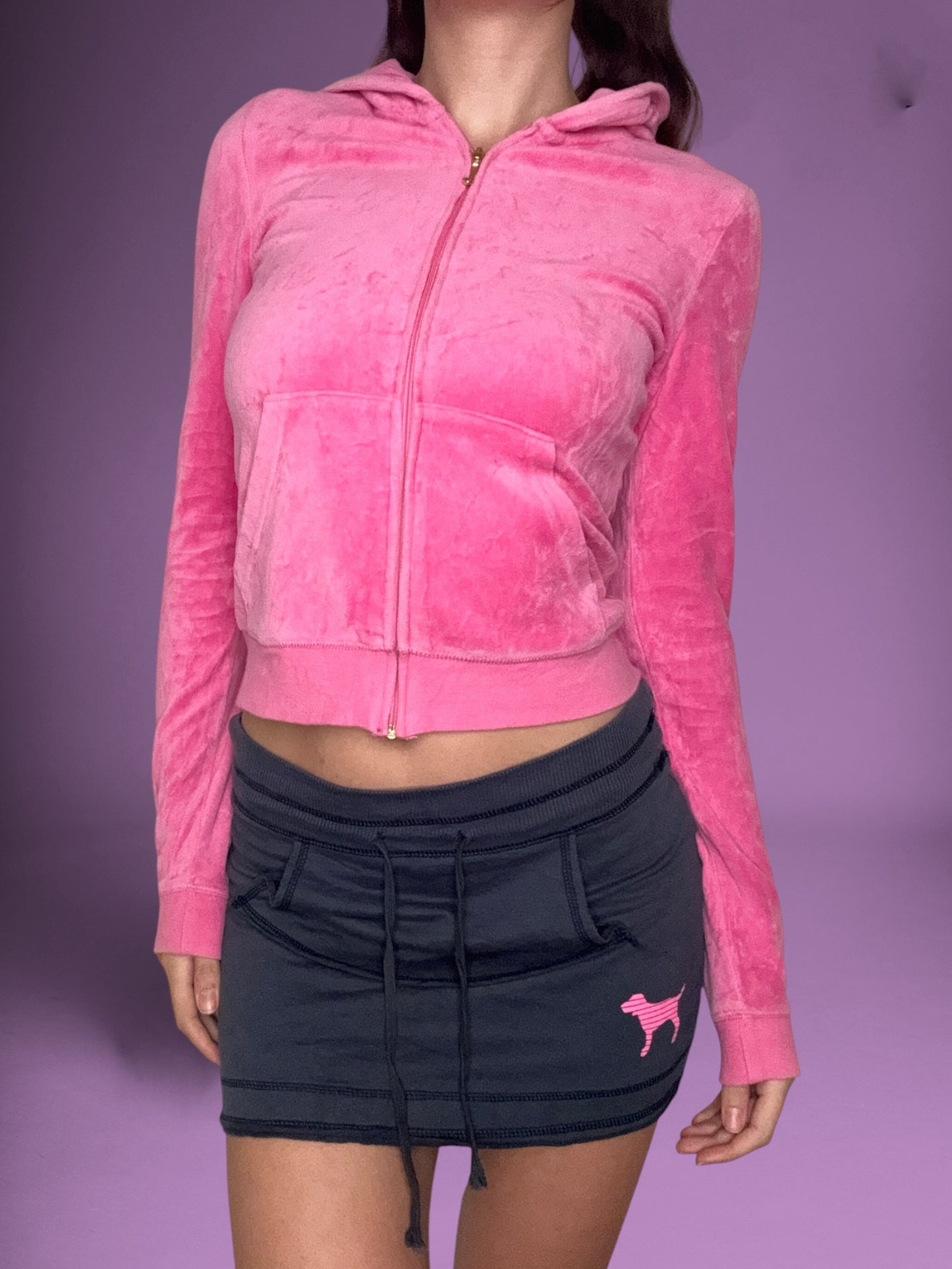 Love Pink Navy Mini Skirt ♡ S