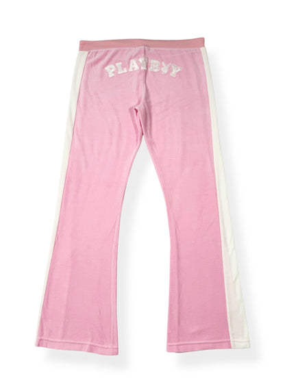 Playboy Pink Velour Trackpants ♡ S