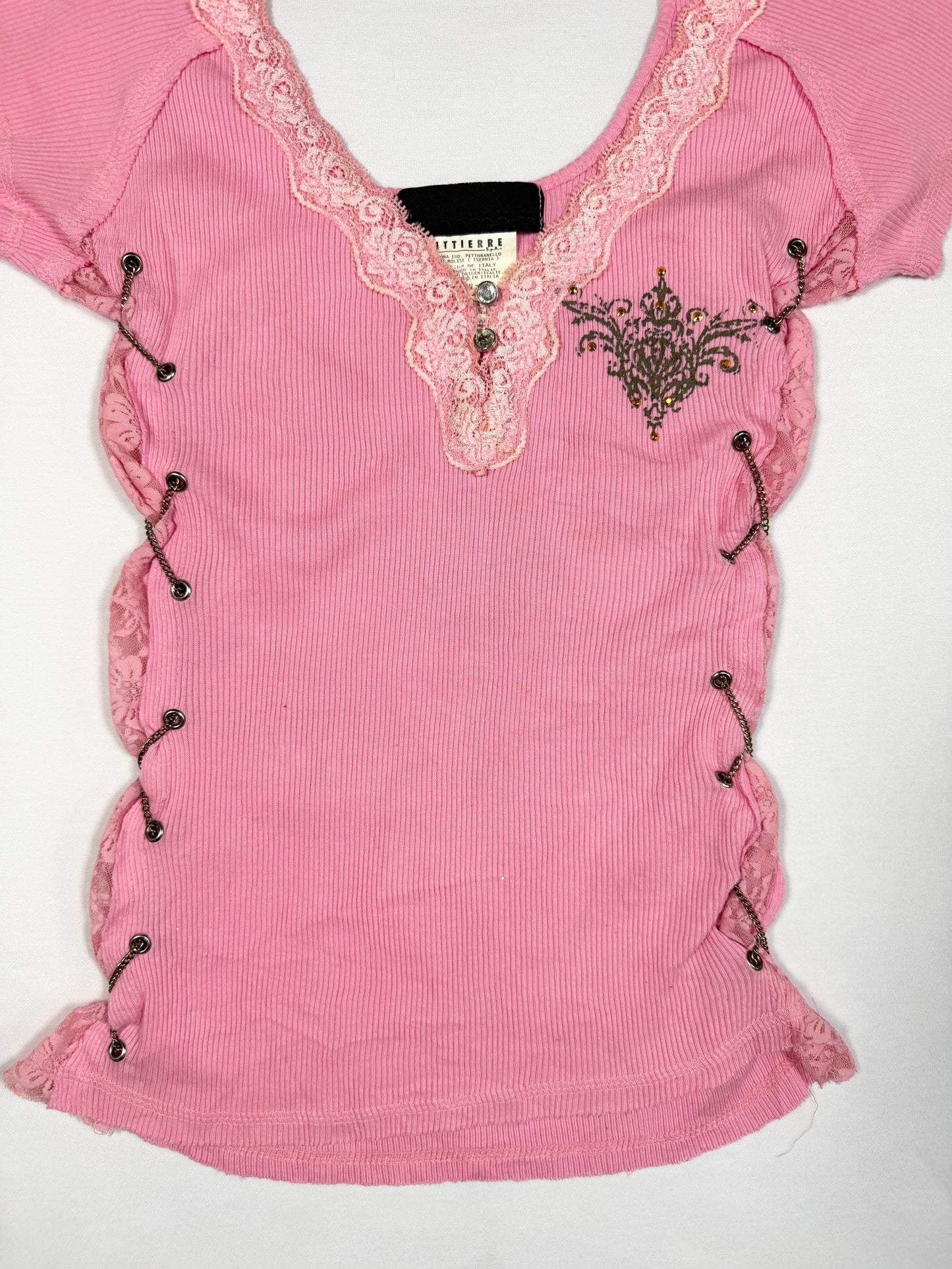 Chain Pink Tee ♡ Size XS