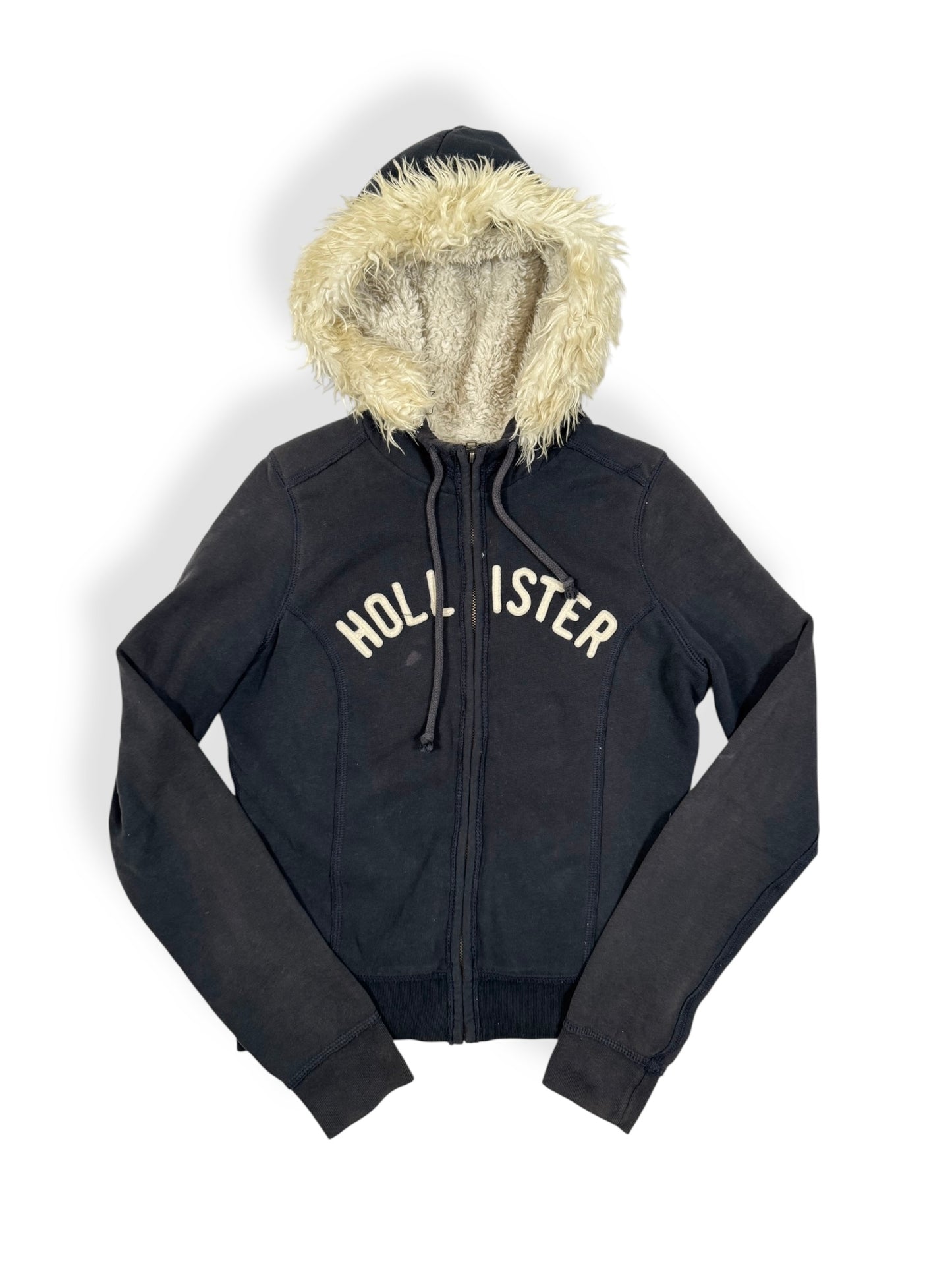 Hollister Fur Hood Zip Up