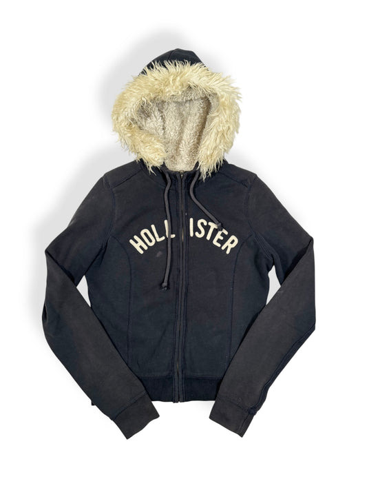 Hollister Fur Hood Zip Up