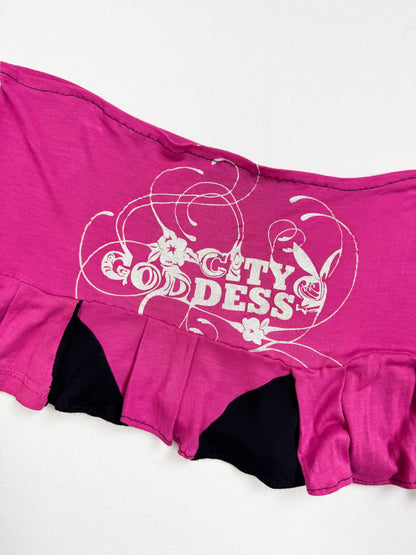 Playboy “City Godess” Pink Mini Skirt ♡ S/M