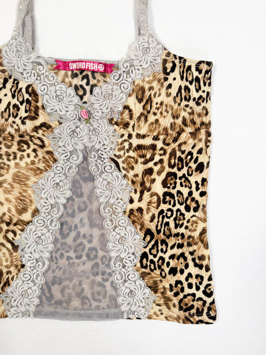 Swordfish Leopard Cami ♡ S