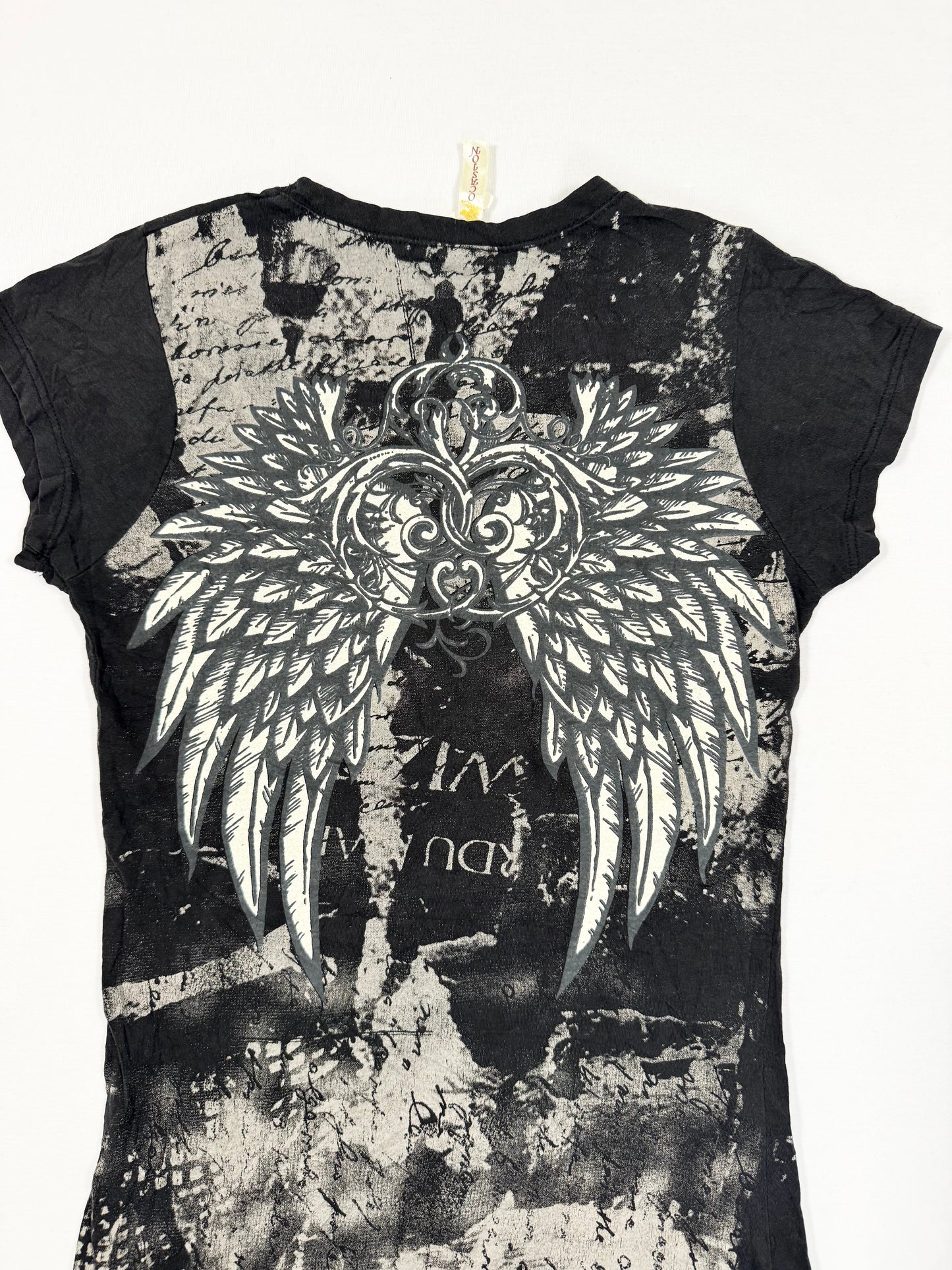 Black Grunge Tee ♡ S