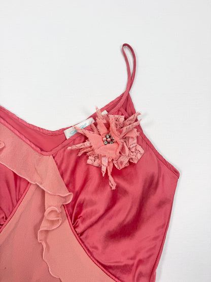 Pink Silk Fairy Cami ♡ XS/S