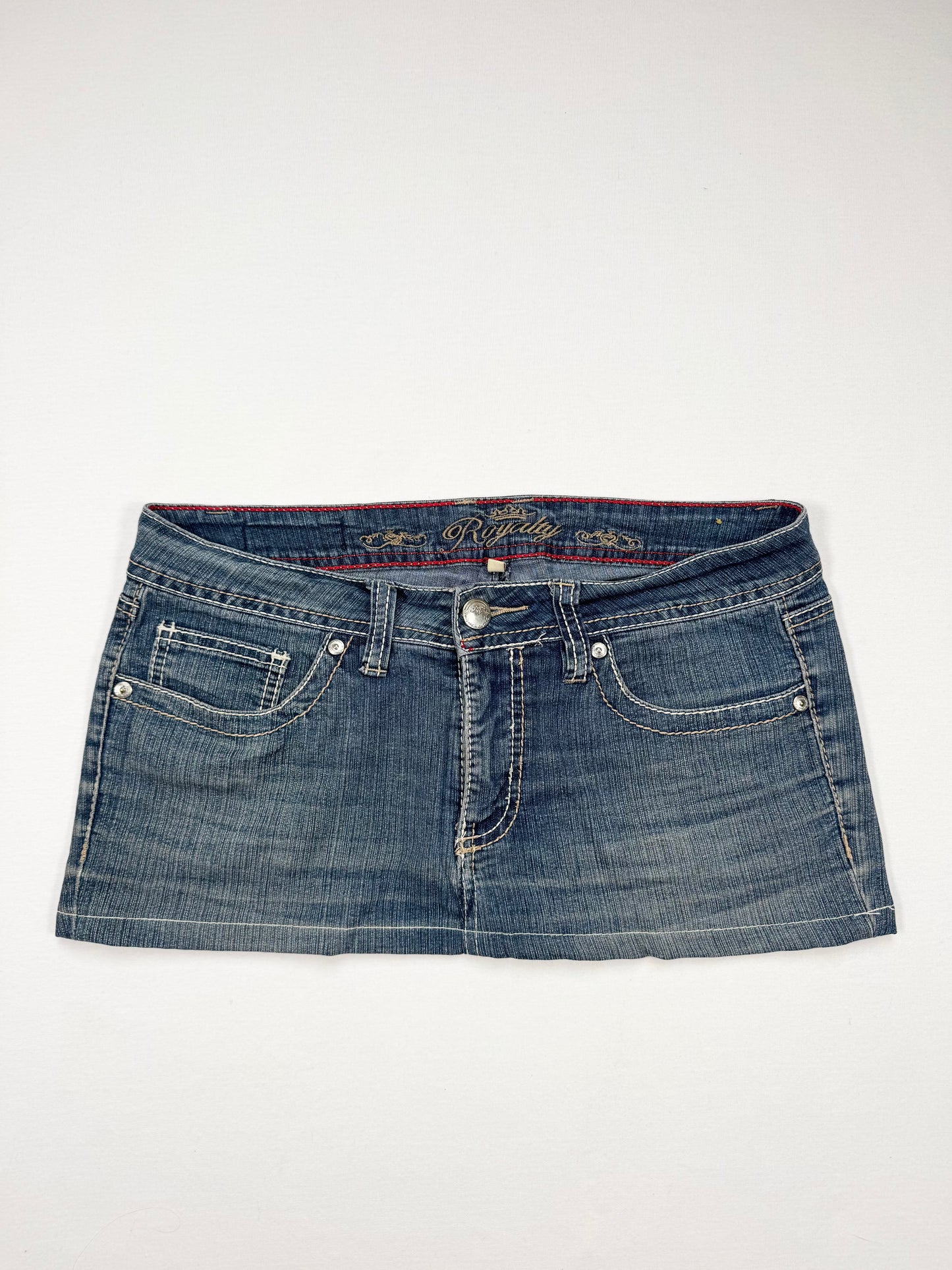 Wing Denim Mini Skirt ♡ M/L