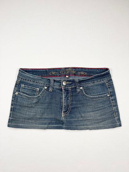 Wing Denim Mini Skirt ♡ M/L